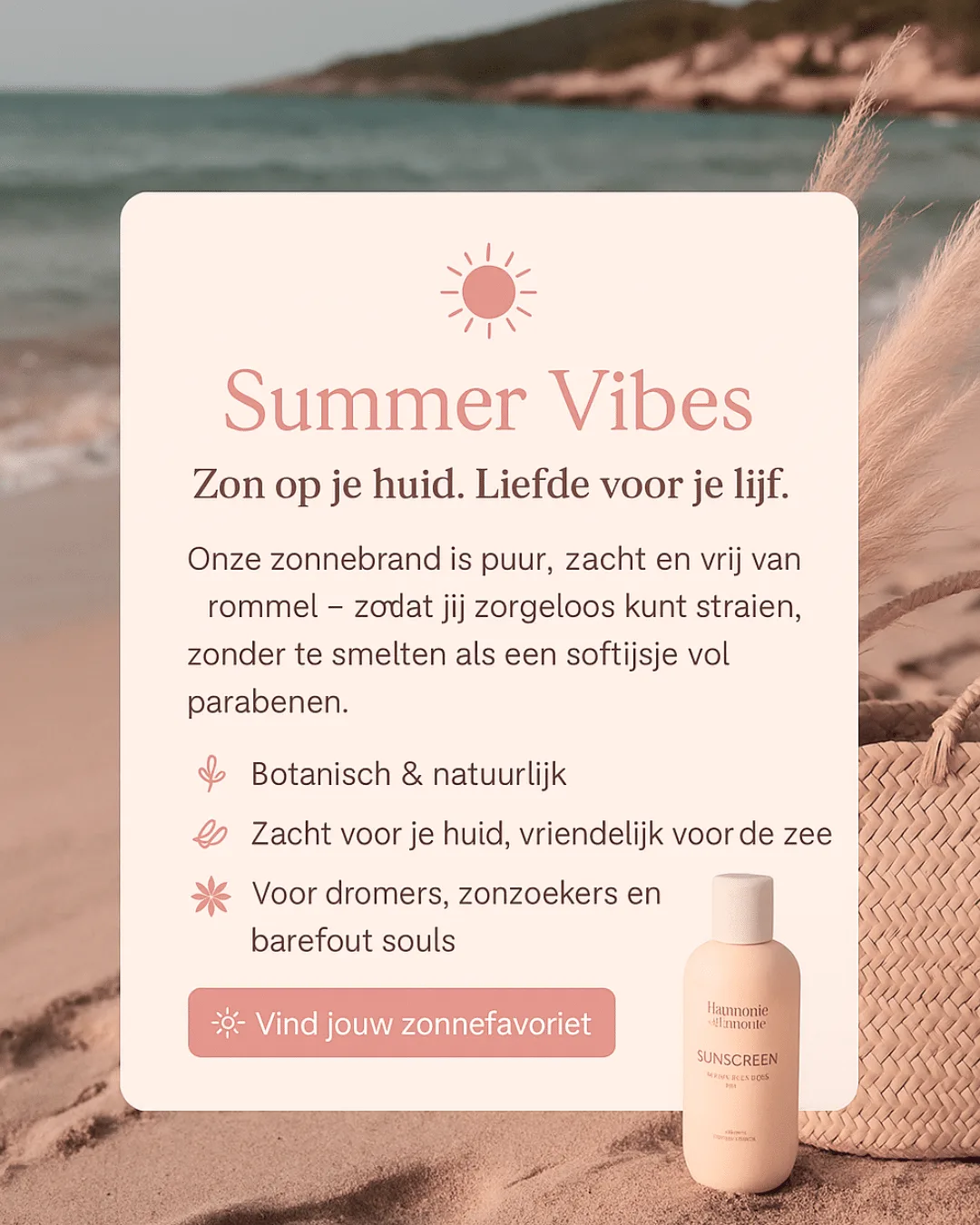 Actie Summer vibes 15% zonnebrand